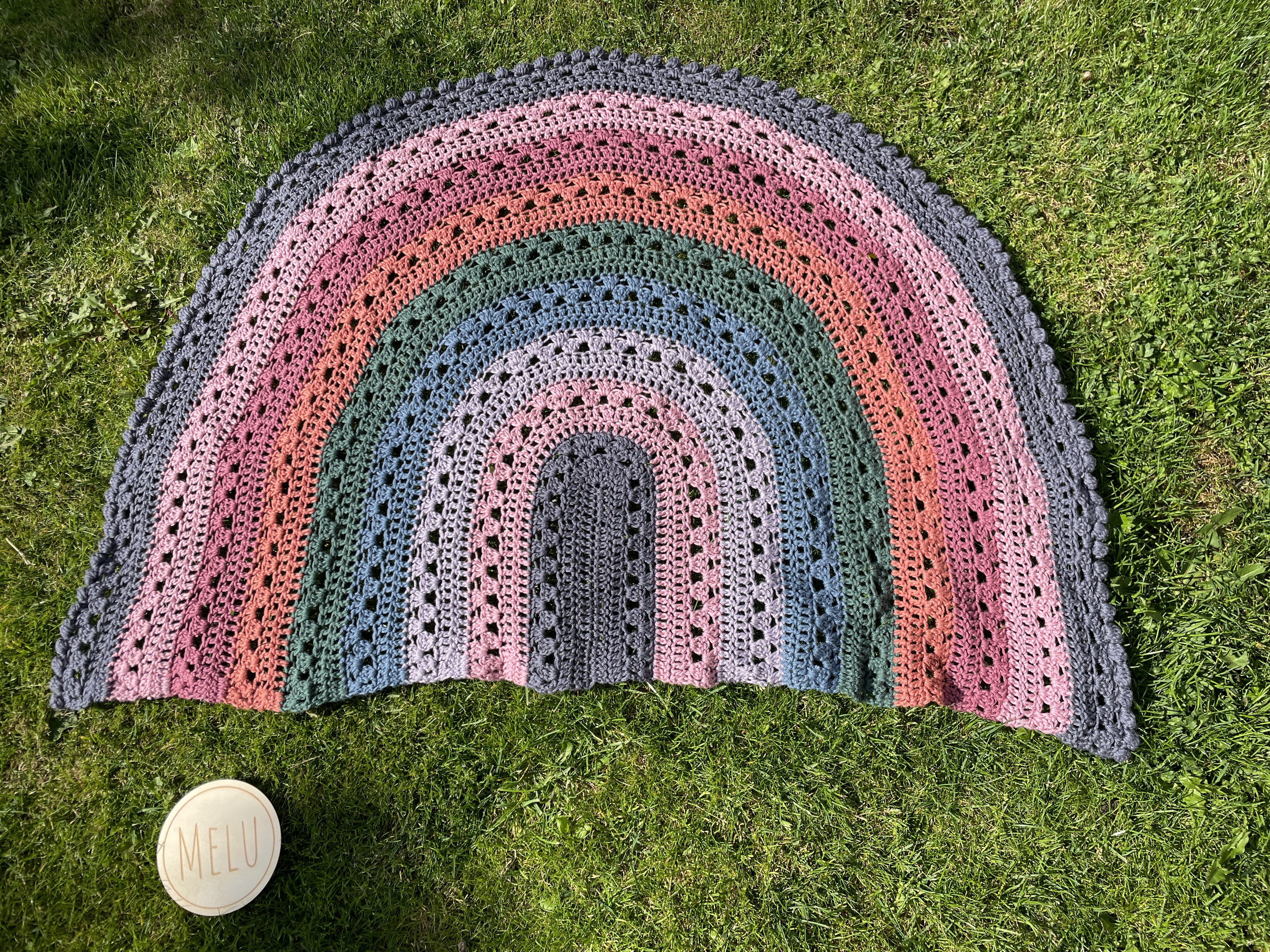 Granny Over the Rainbow Blanket by Melu Crochet – Melu Crochet