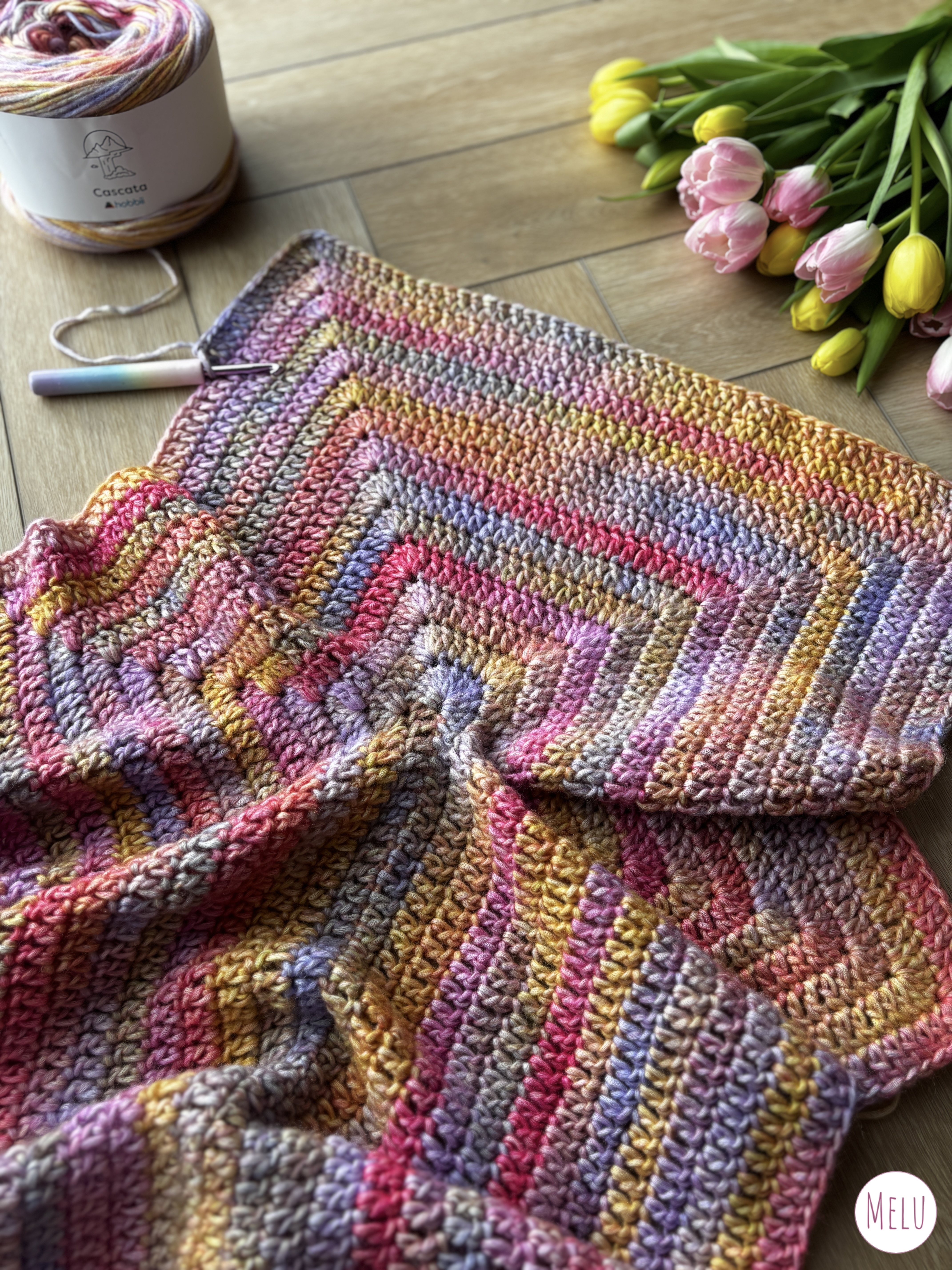 Solid Flexi Hexi Longline Cardi by Melu Crochet – Melu Crochet