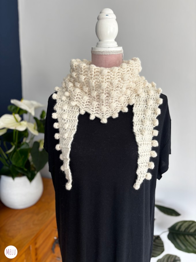 Here Comes the Snow Scarf by Melu&nbsp;Crochet