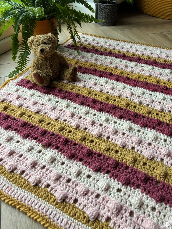 Pattern Testing: Dotty about Bobbles Aran&nbsp;Blanket