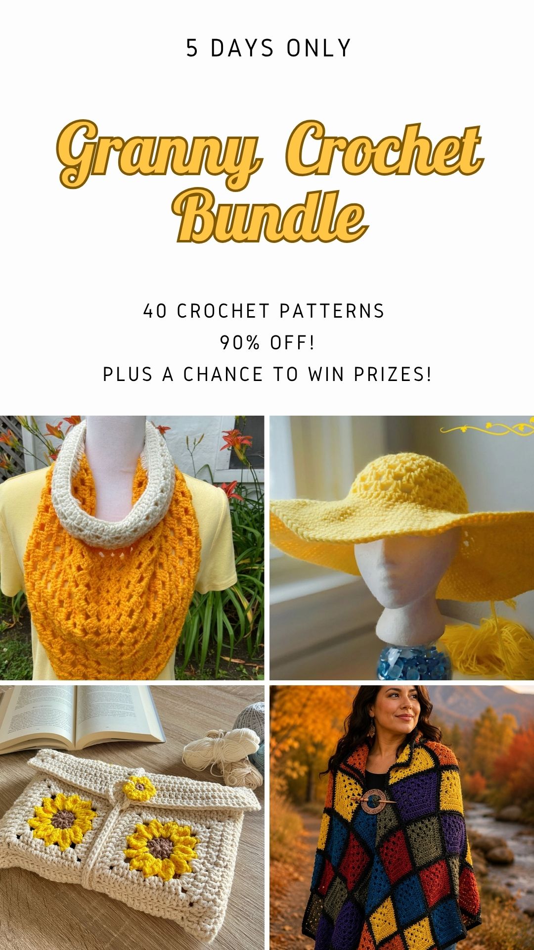 The Granny Crochet Pattern Bundle Is Here – And My Granny Flexi